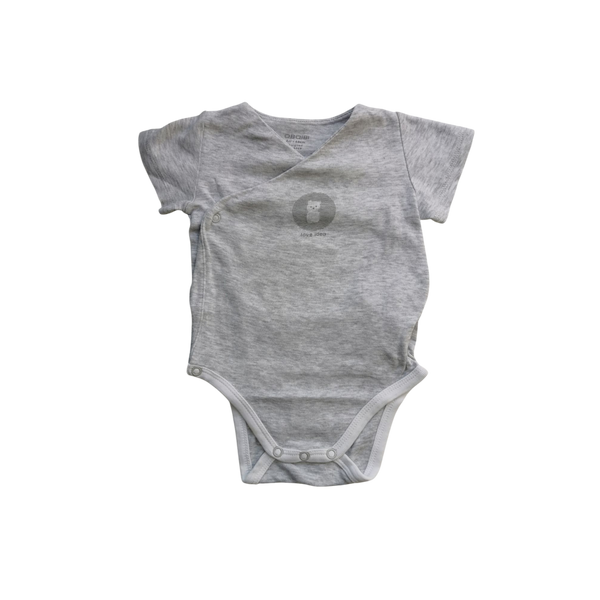 Body gris manches courtes