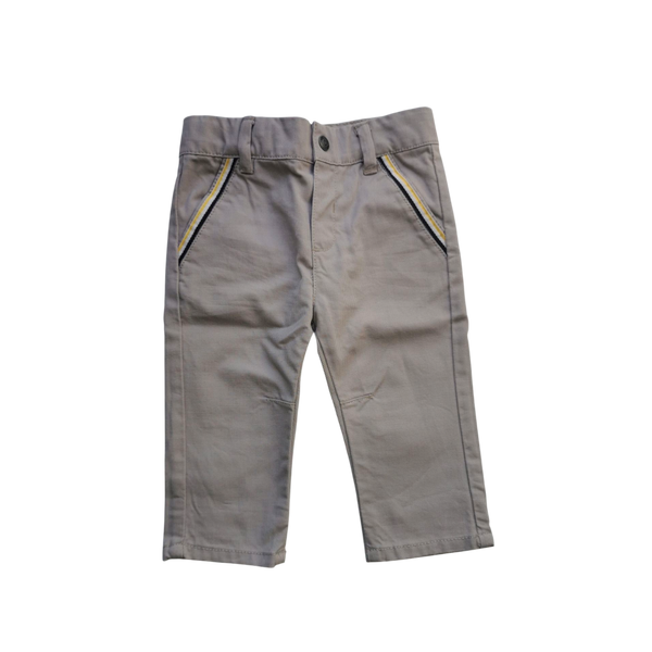 Pantalon gris avec poches fantaisie