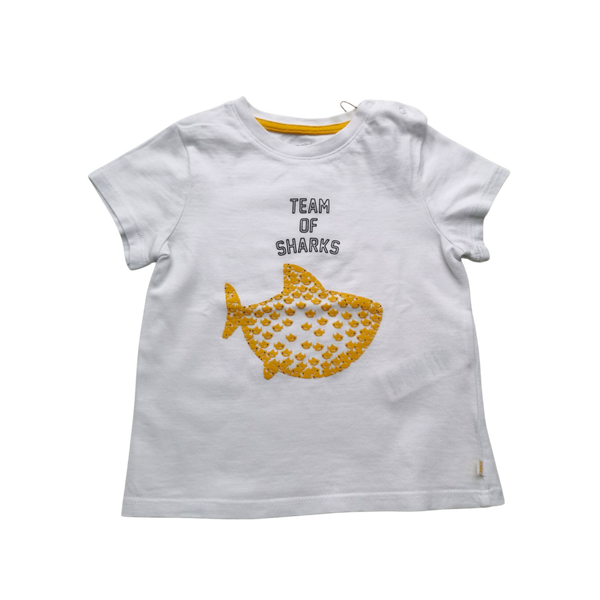 T-Shirt à motif jaune