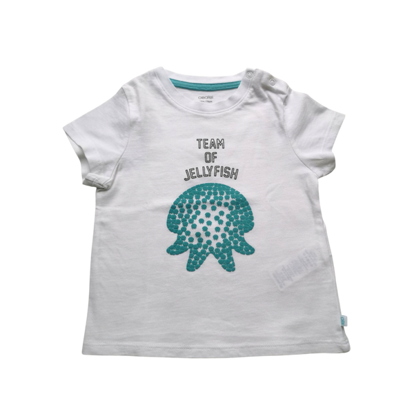 T-Shirt à motif bleu