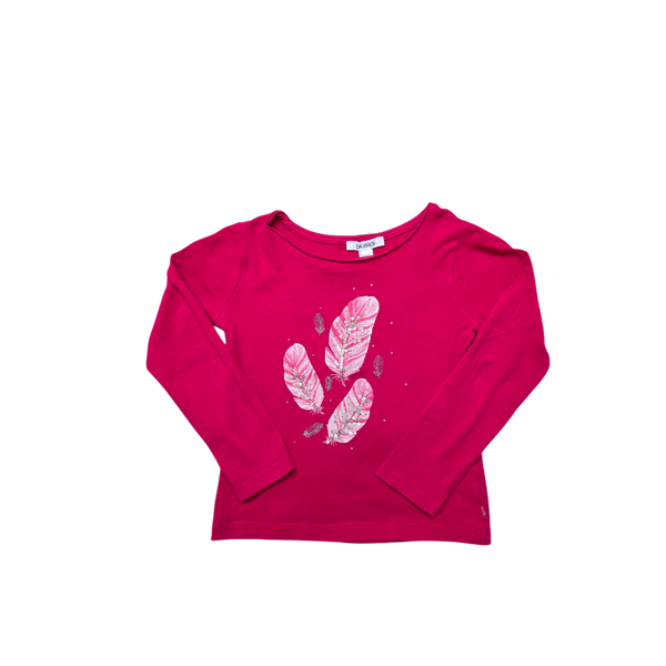 T-Shirt fushia manches longues