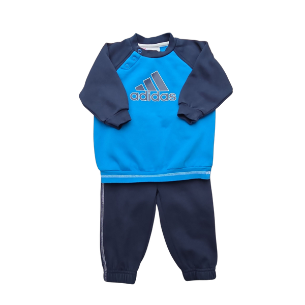 Ensemble jogging bleu