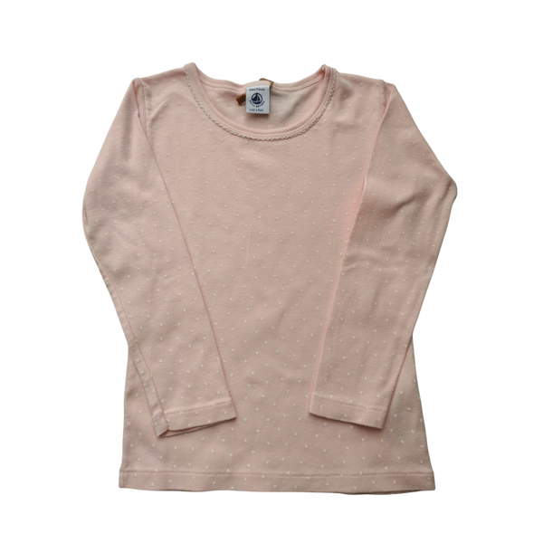 T-Shirt rose à motifs