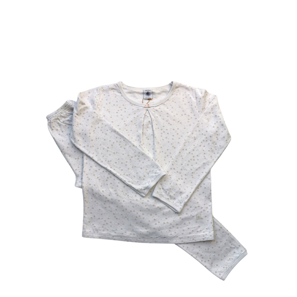 Pyjama blanc à motif