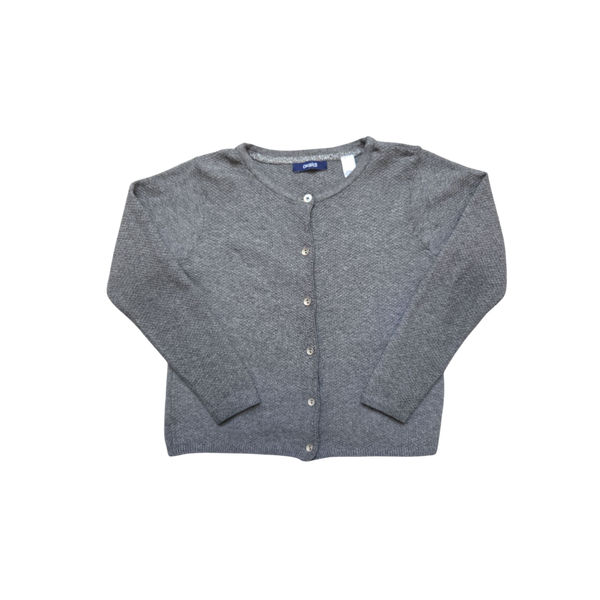 Gilet gris en maille