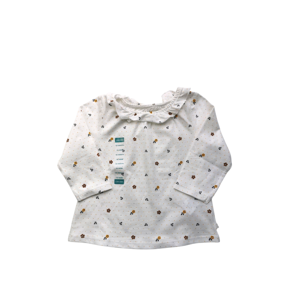 T-Shirt blanc à motif