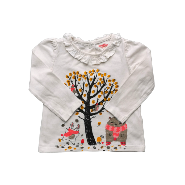 T-Shirt écru manches longues