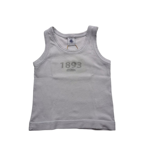 T-Shirt gris rayé
