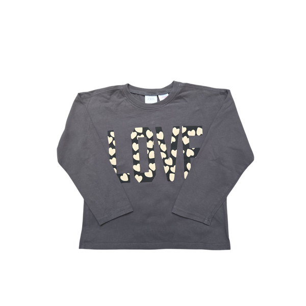 T-Shirt gris manches longues