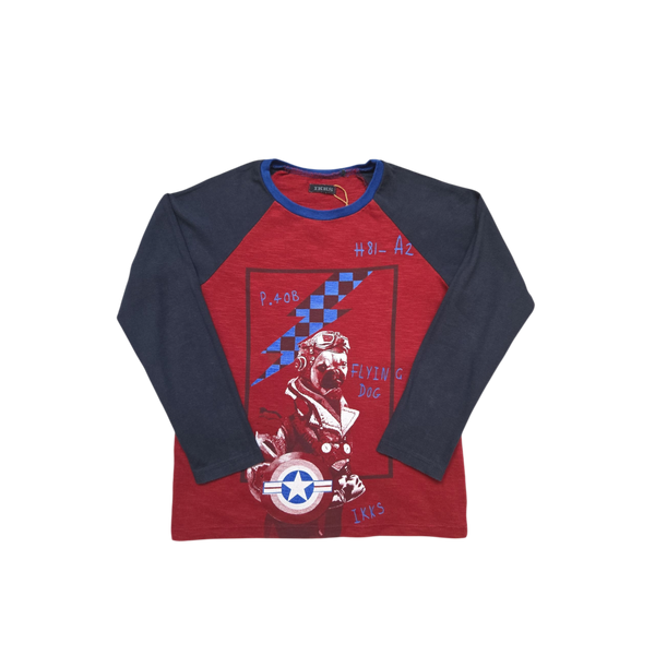 T-Shirt bicolore manches longues