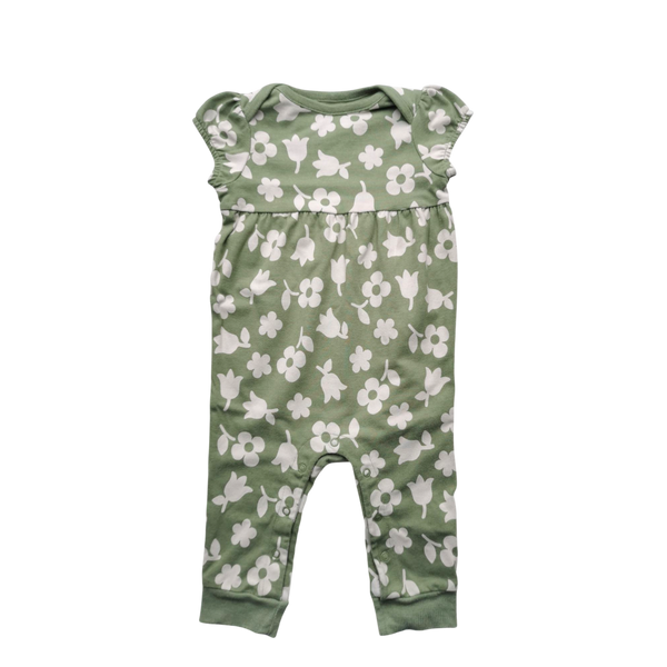 Combinaison verte et blanche