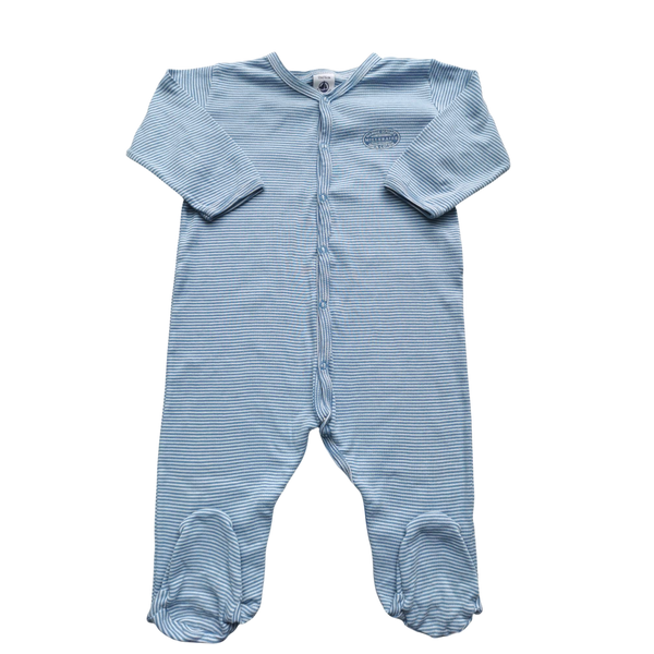 Pyjama rayé bleu