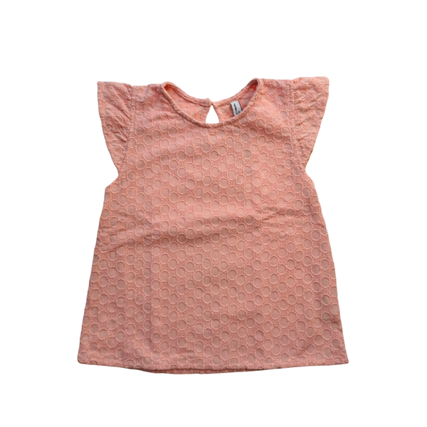 T-Shirt rose brodé