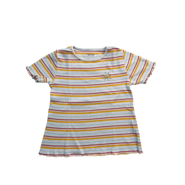 T-Shirt rayé multicolore
