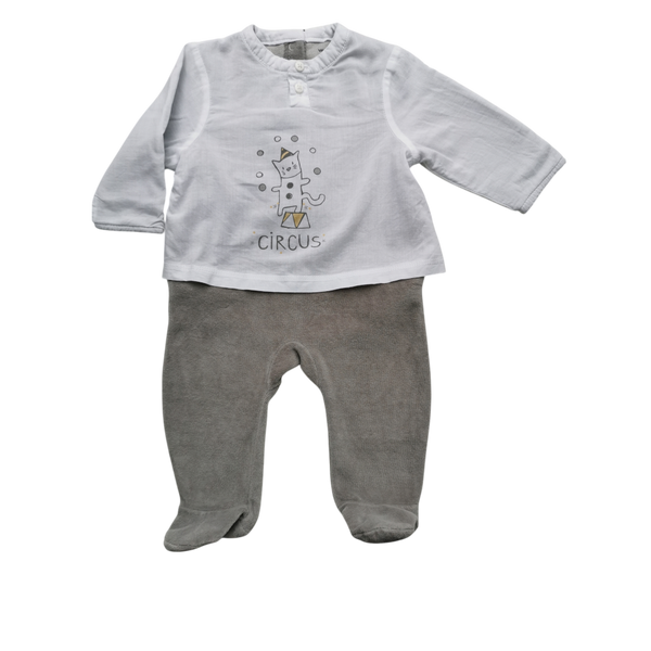 Pyjama 2en1 en bi-matière