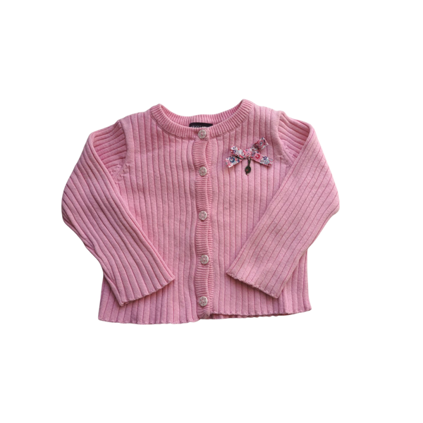 Gilet rose en maille
