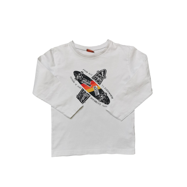T-Shirt blanc manches longues