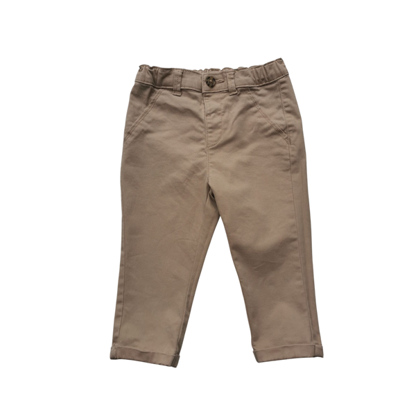 Pantalon en toile beige