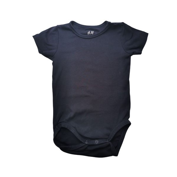 Body bleu manches courtes