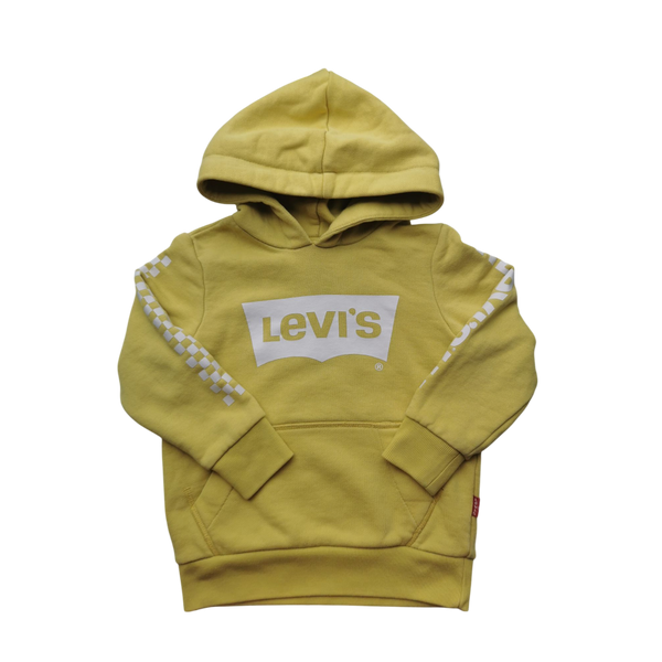 Sweat jaune à capuche