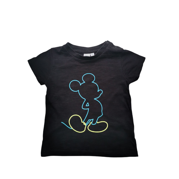T-Shirt noir manches courtes