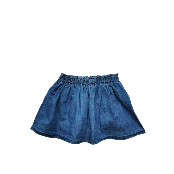 Jupe courte effet jean