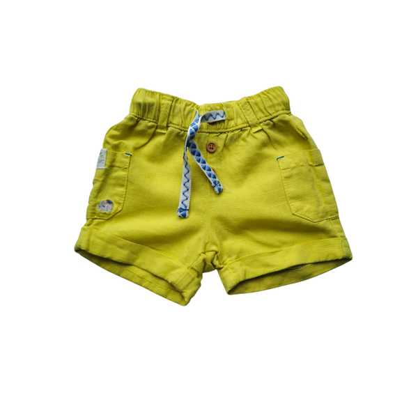 Short jaune-vert
