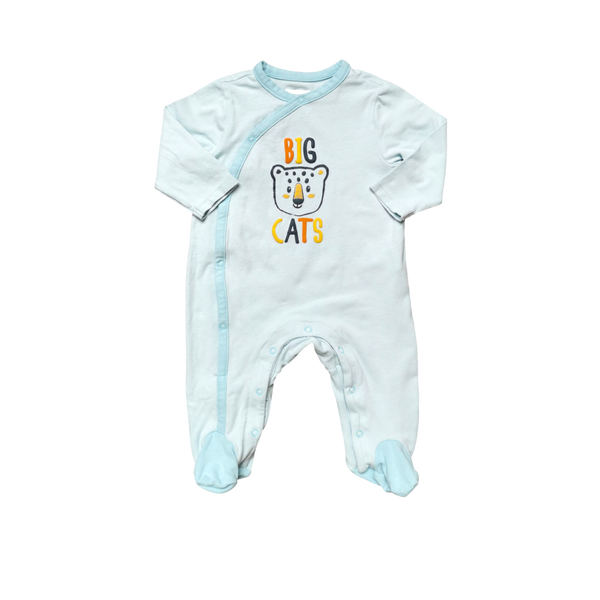 Pyjama bleu une pièce