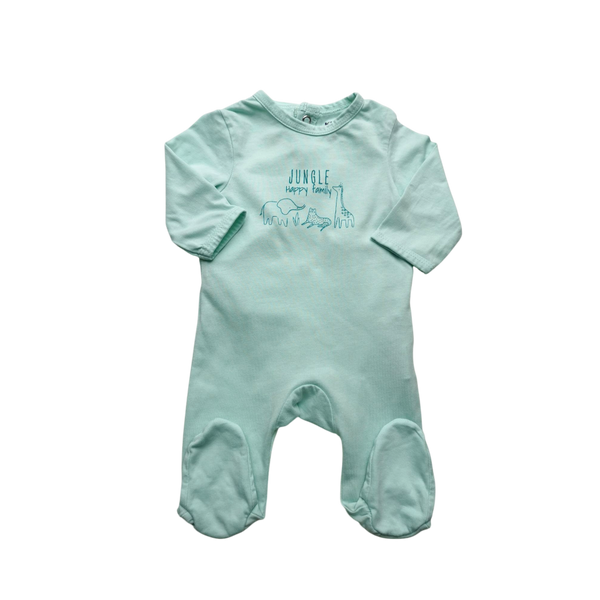 Pyjama vert une pièce