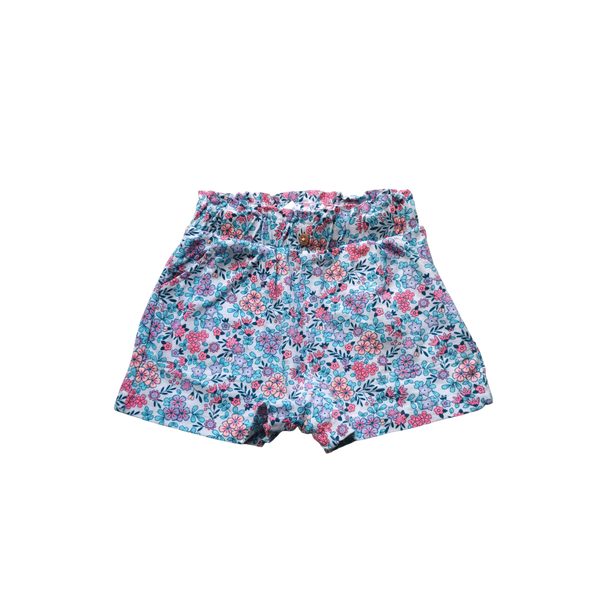 Short léger fleuri