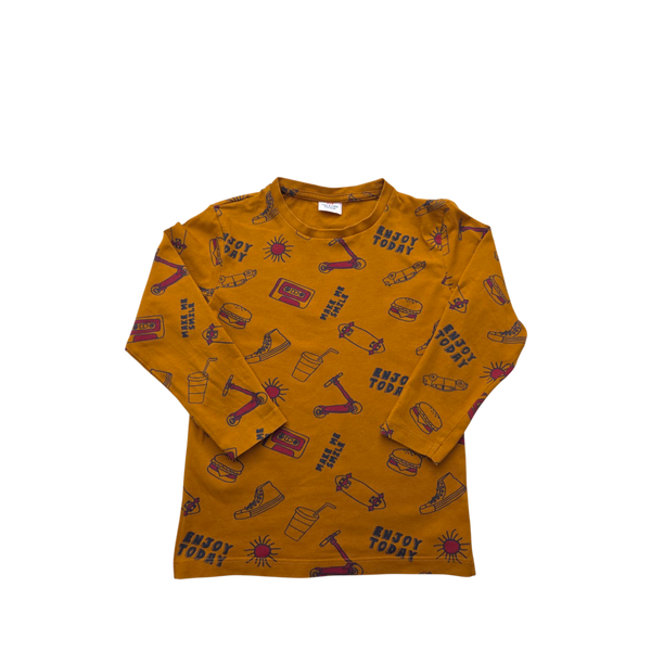 T-Shirt camel manches longues