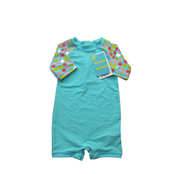 Combinaison de bain turquoise