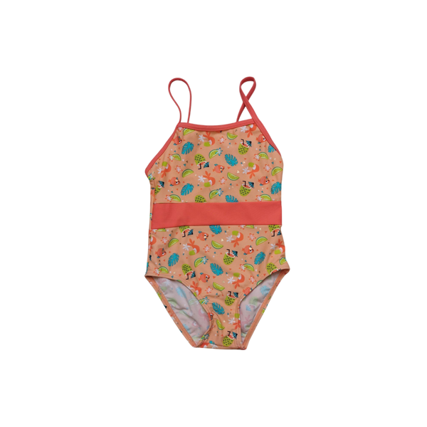 Maillot de bain une pièce saumon