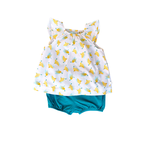 Blouse blanche à motifs