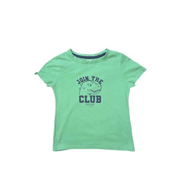 T-Shirt vert manches courtes
