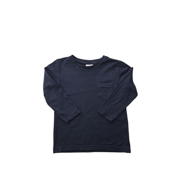 T-Shirt bleu marine manches longues
