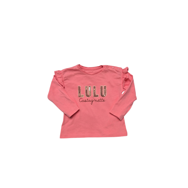 T-Shirt rose manches longues