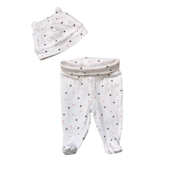 Legging blanc motif Disney