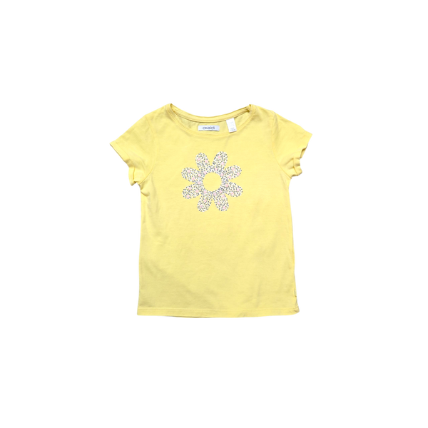 T-Shirt jaune manches courtes