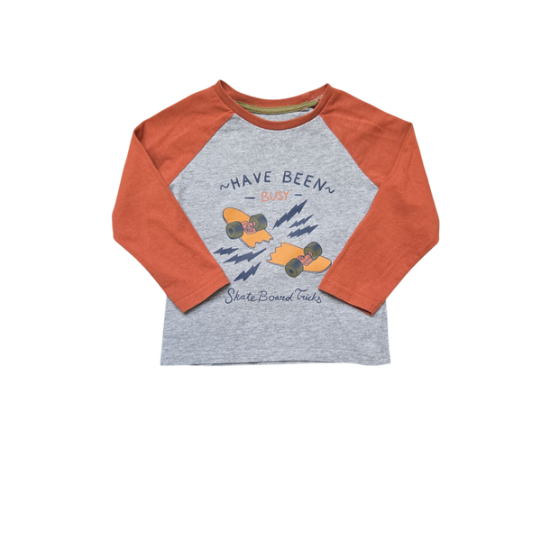 T-Shirt bicolore manches longues