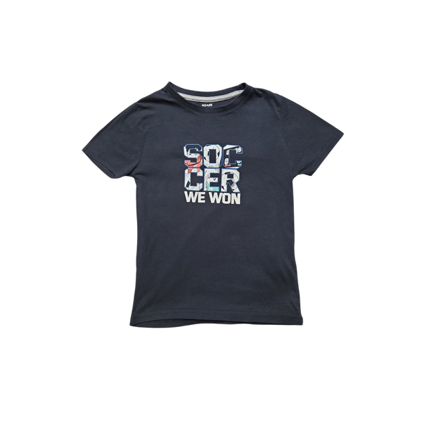 T-Shirt bleu marine manches courtes