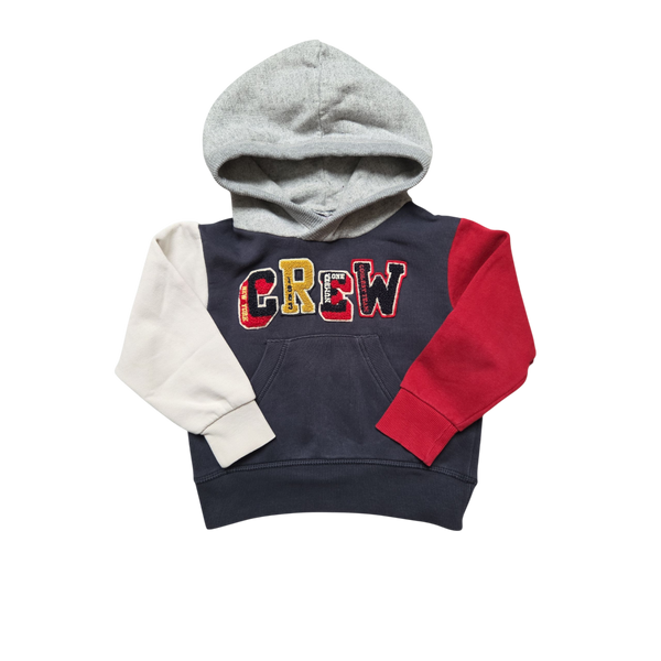 Sweat multicolore à capuche