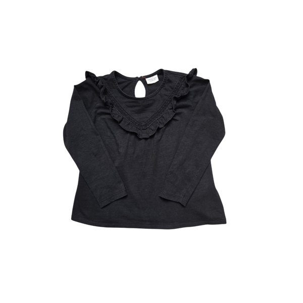 T-Shirt noir manches longues