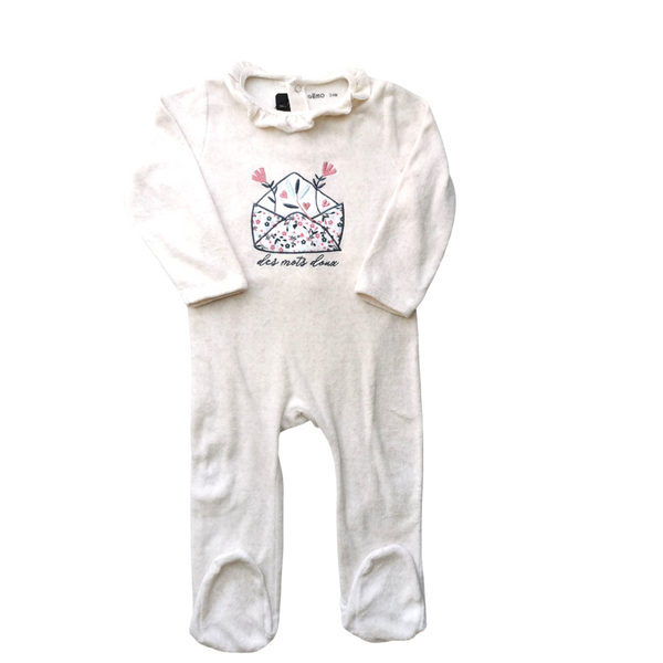Pyjama beige une pièce