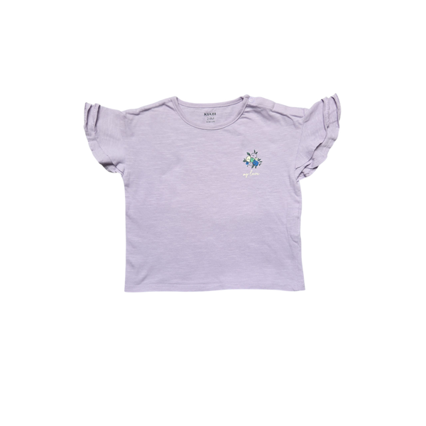 T-Shirt violet manches courtes