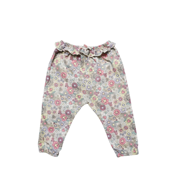 Pantalon à fleurs motif Disney