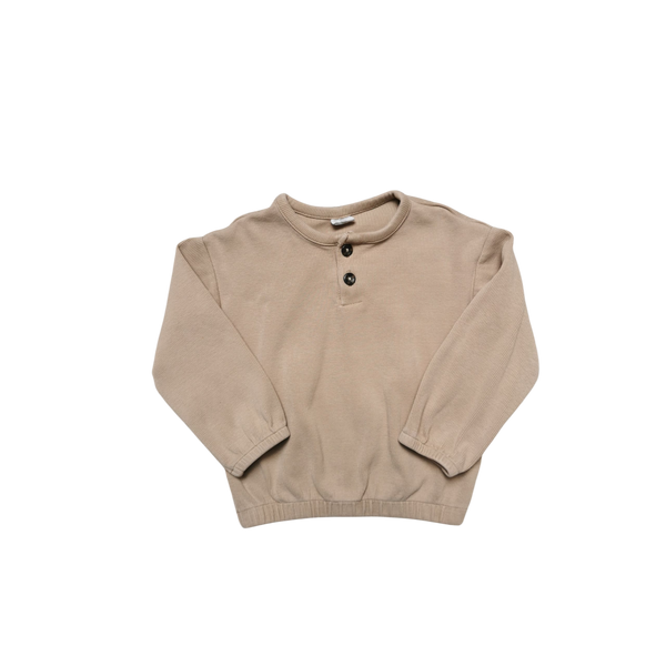 Pyjama beige foncé deux pièces