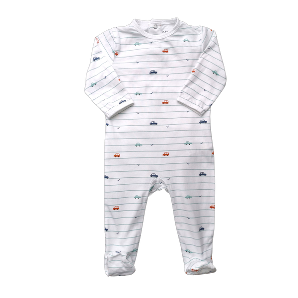 Pyjama blanc à motifs une pièce