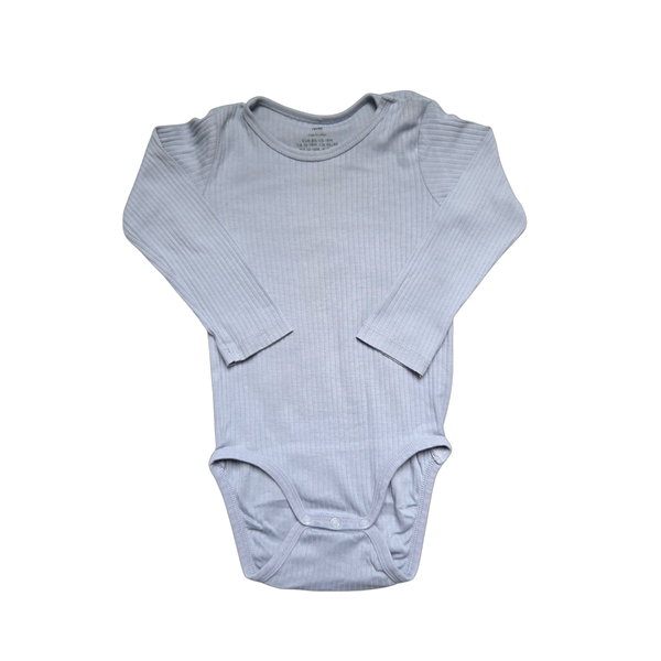 Body bleu gris manches longues