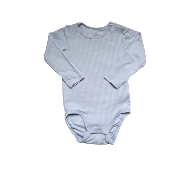Body bleu gris manches longues